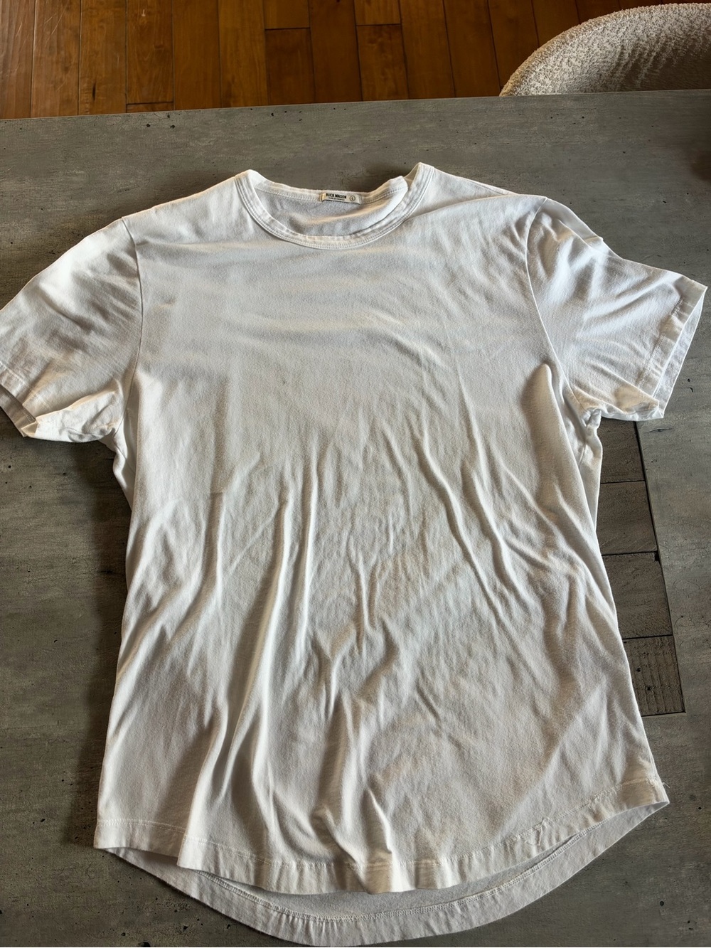 Men's White Crew Neck T-Shirt